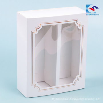 Sencai Custom white drawer contratado caixa de papel de embalagem de presente